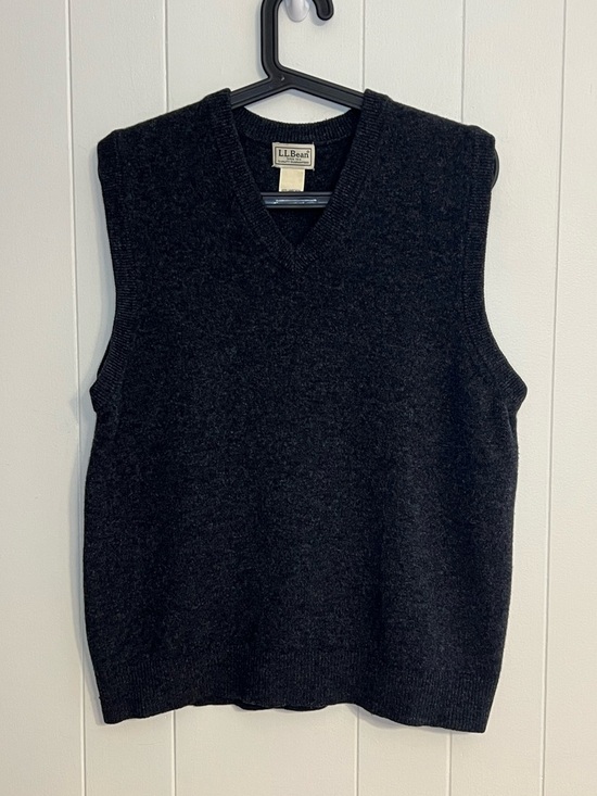 L.L. Bean Other - L.L.Bean 100% Lambswool V-neck sweater vest Size L